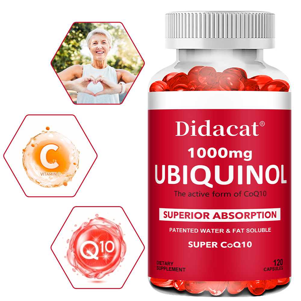 Coq10 Ubiquinol Softgel - Ubiquinol CoQ10 1000mg Yumuşak Kapsüller, Aktif