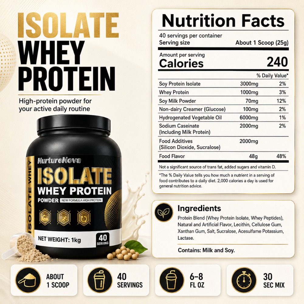 NurtureNova İzole Whey Protein - Fitness Nutrition Whey Protein incelemesi ve fiyatı
