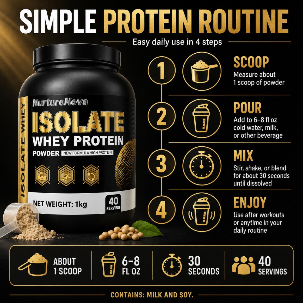 NurtureNova İzole Whey Protein - Fitness Nutrition Whey Protein incelemesi ve fiyatı