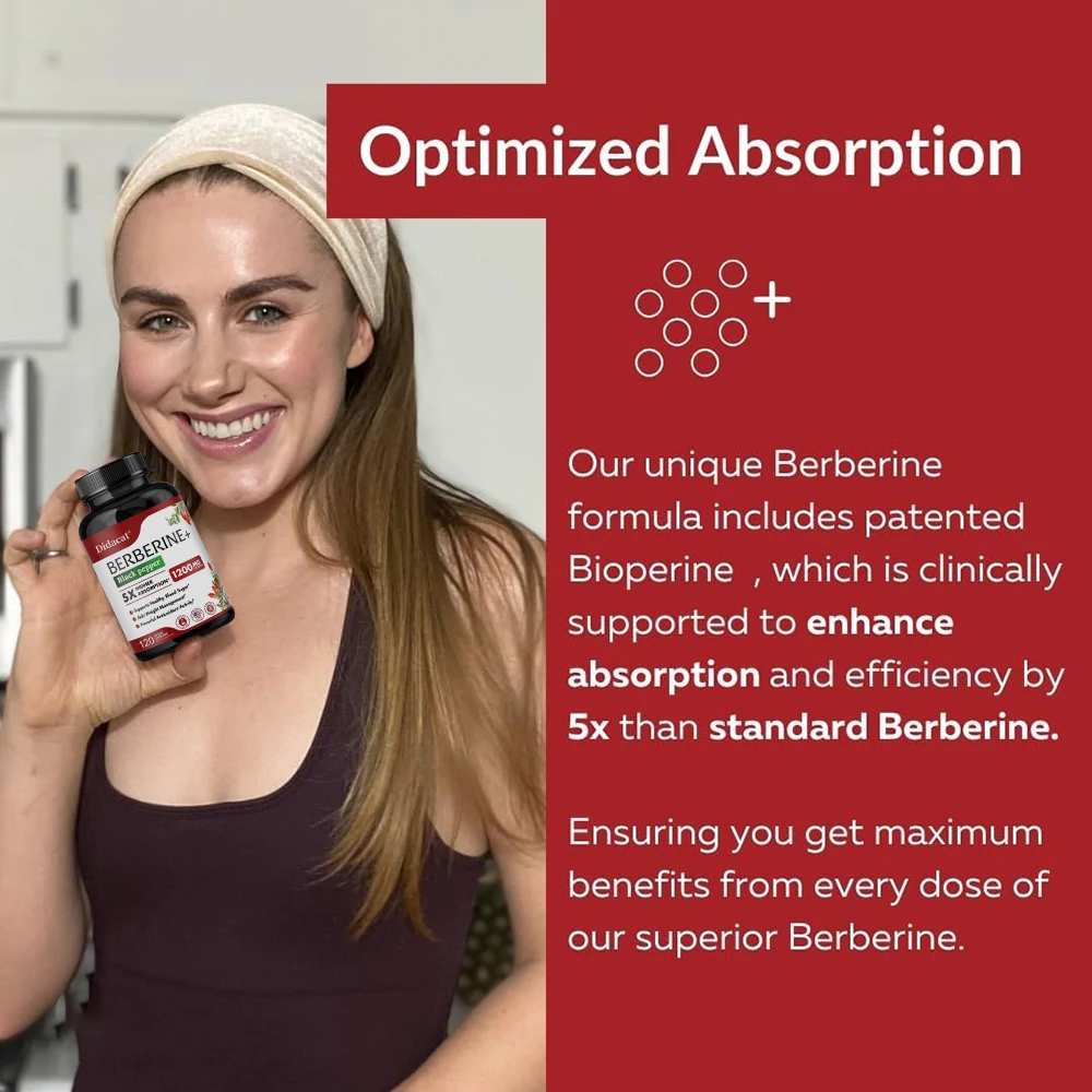 Berberine HCl takviyesi-metabo - Apple Cider Vinegar Pill incelemesi ve fiyatı