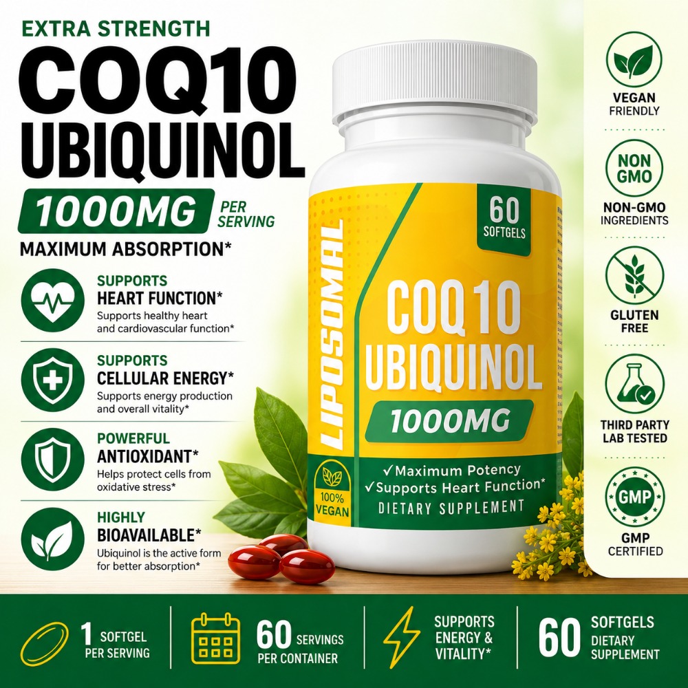 CoQ10 Ubiquinol 1000mg Vegan Y - Coq10 Ubiquinol Softgel incelemesi ve fiyatı